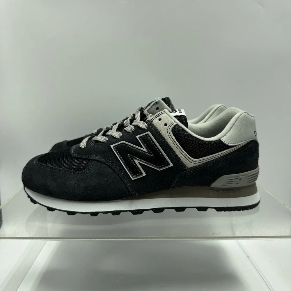 New Balance 574 Core WL574EVB Black Men's Size 9 / Women's 10.5 Wide Brand New